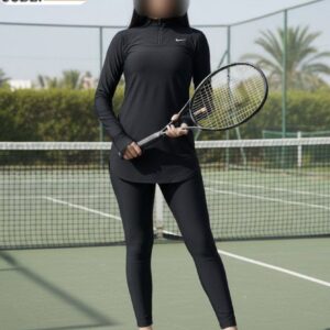 ست بلوز لگ کمر گنی ورزشی زنانه کد1257 d