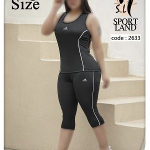 ست تاپ شلوارک ورزشی زنانه کد 2631 d