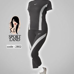 ست تیشرت شلوارک ورزشی زنانه کد 2802 d