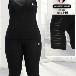 ست تاپ شلوارک ورزشی زنانه کد 165 d