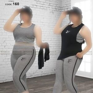 ست کاور نیمتنه شلوارک ورزشی زنانه کد 160 d